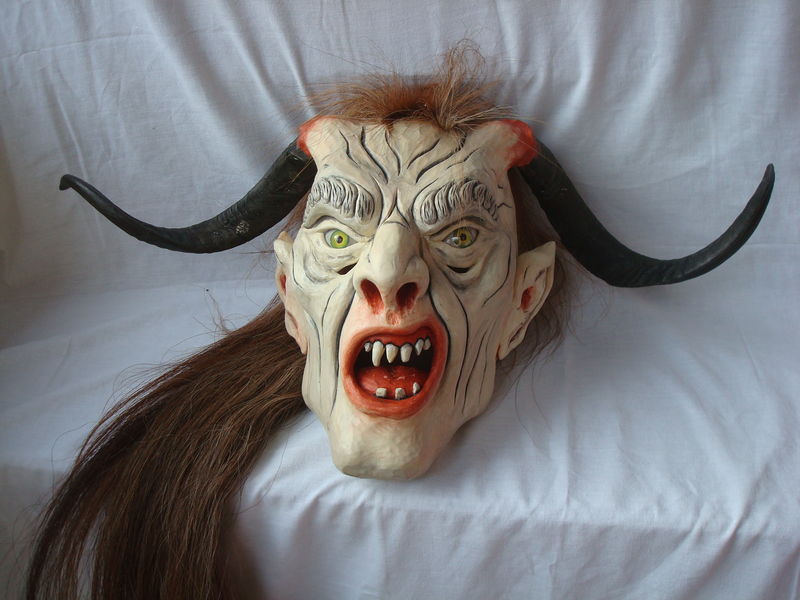 Holzmaske/Krampus/Percht