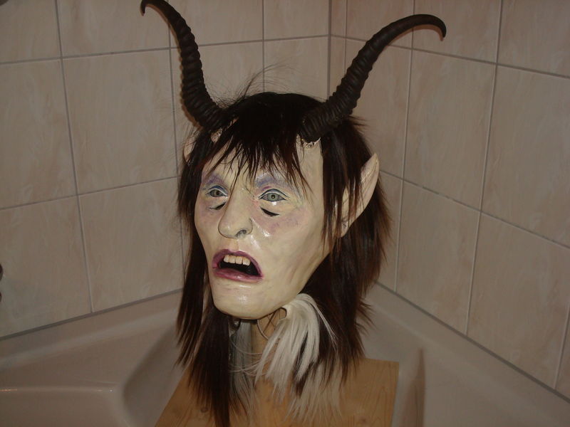 Holzmaske/Krampus/Percht